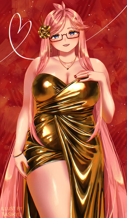 Gold Dress